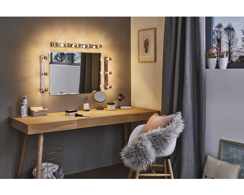 Spiegellamp 5-lichts Spiegel Regula chroom B 650 mm