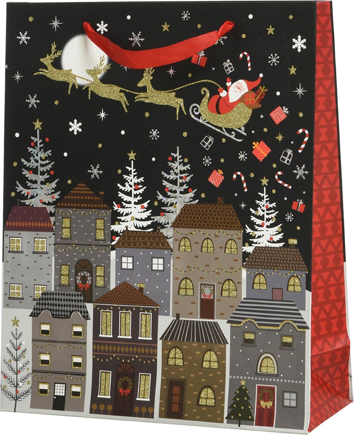 Decoris kadotas Farla zwart 12 x 30 x 42 cm