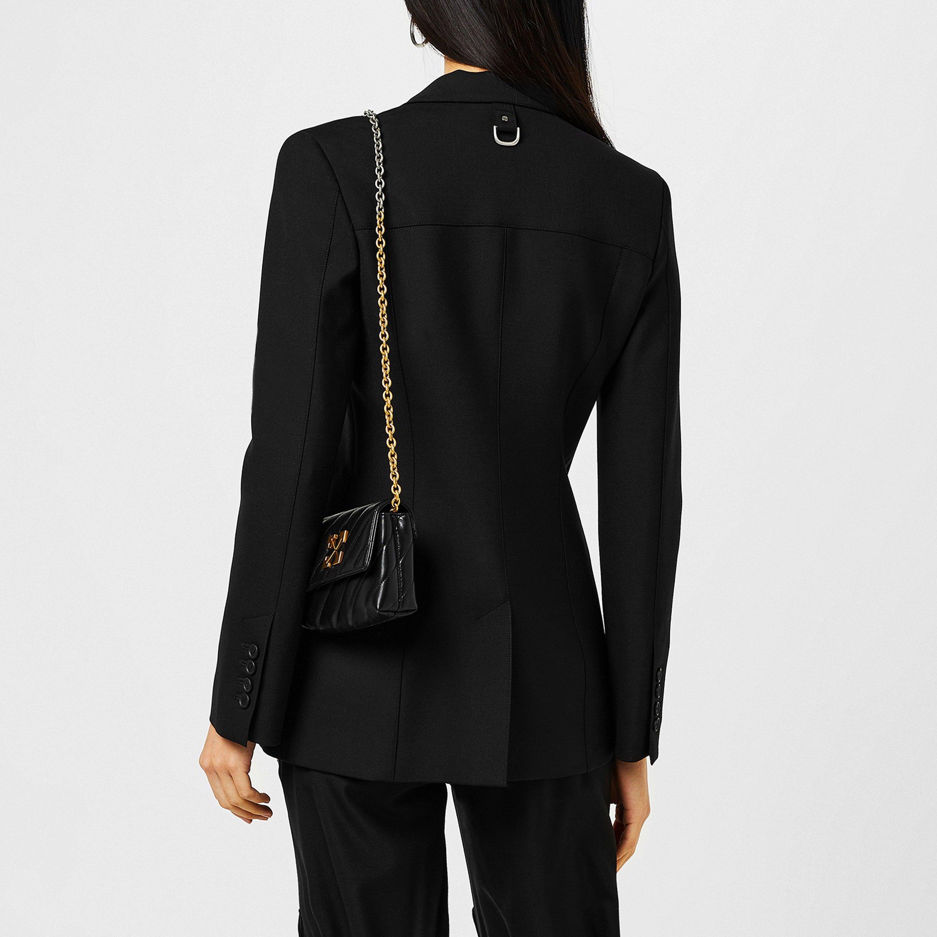 Off White Belted Cargo Blazer