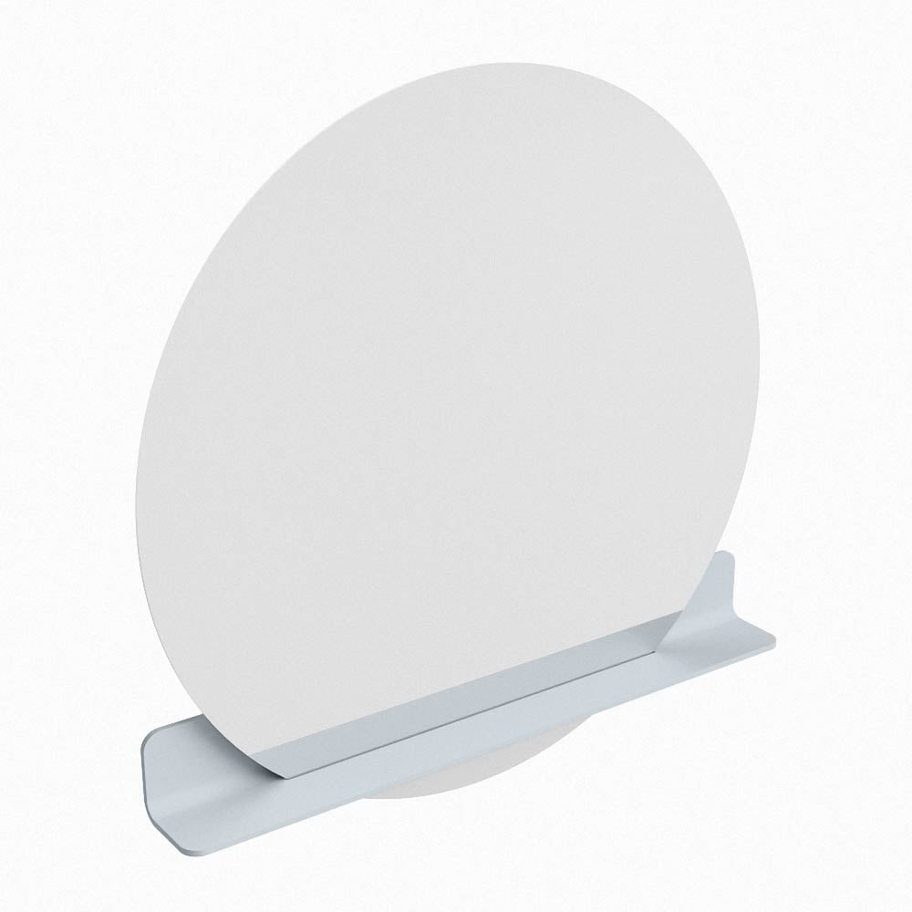 Mondiaz Spot spiegel rond Ø100cm met planchet clay
