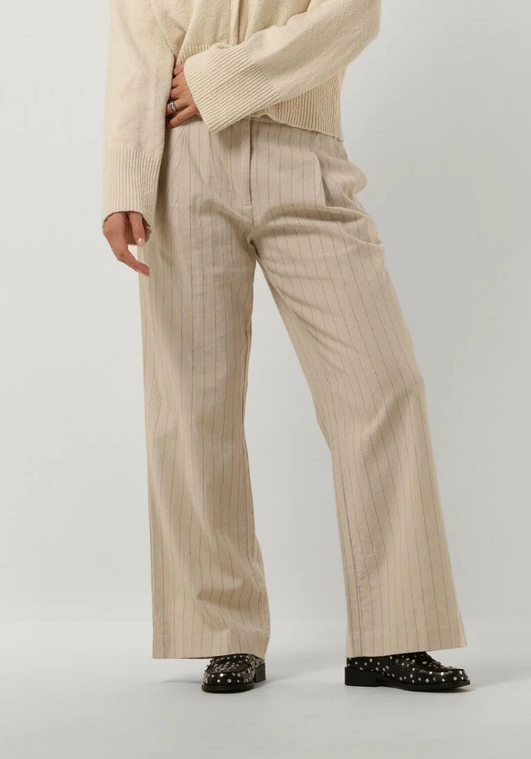 MSCH COPENHAGEN zand msch copenhagen wijde broek mschjonalyn pants stp