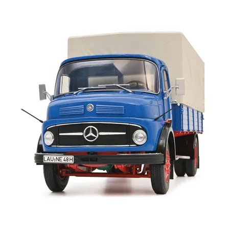 Schuco MB L 911 blau 1:18