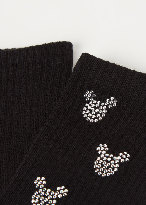 Meias curtas Minnie Stud