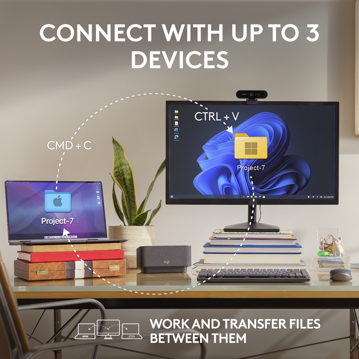 Logitech MX Anywhere 3S trådløs datamus (grafitt)