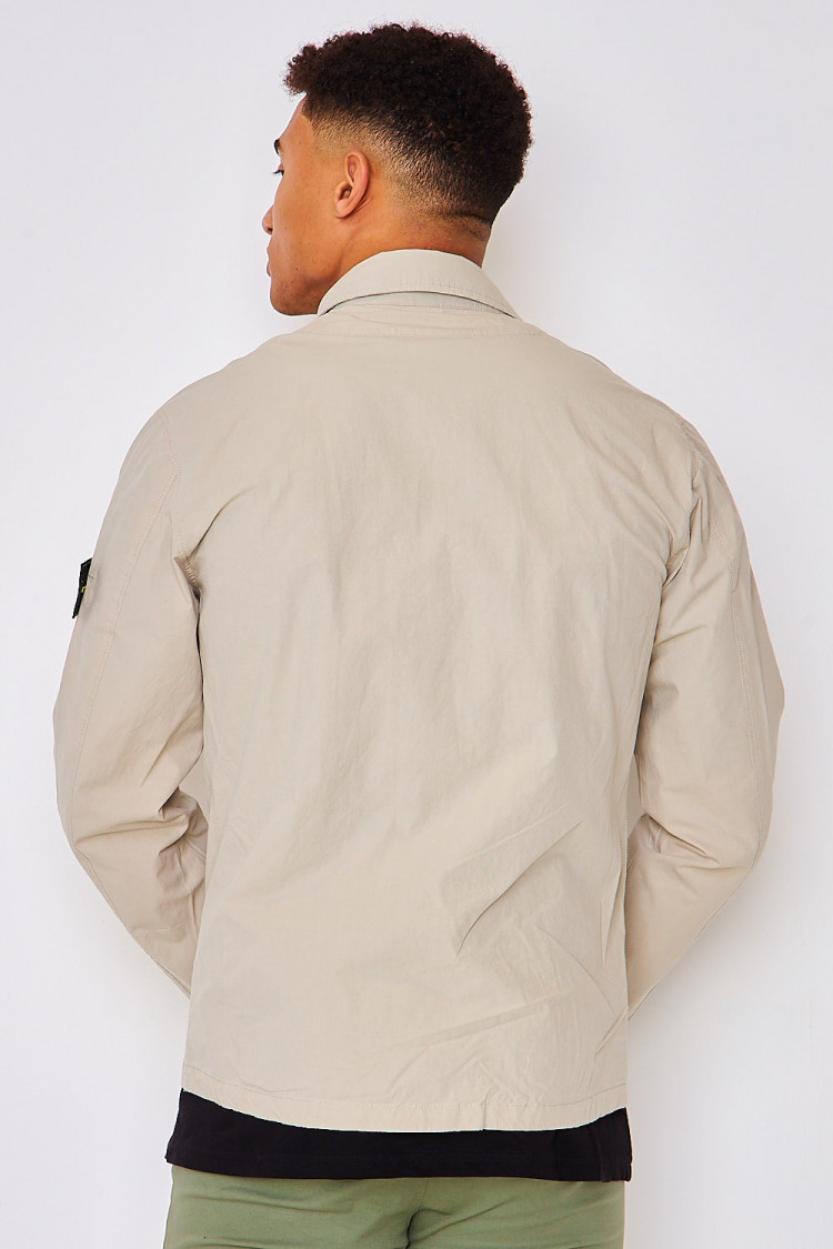 Surchemise zippée beige
