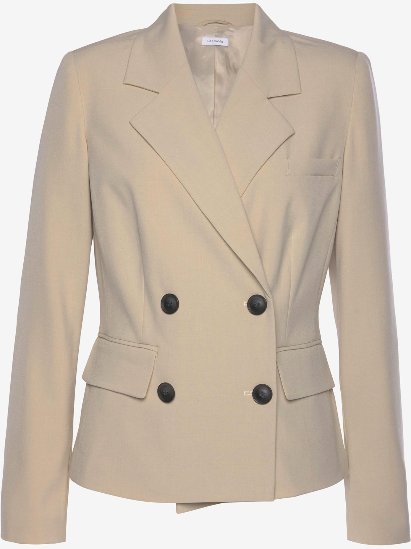 Blazer court blazer doublé avec col à revers pour elle