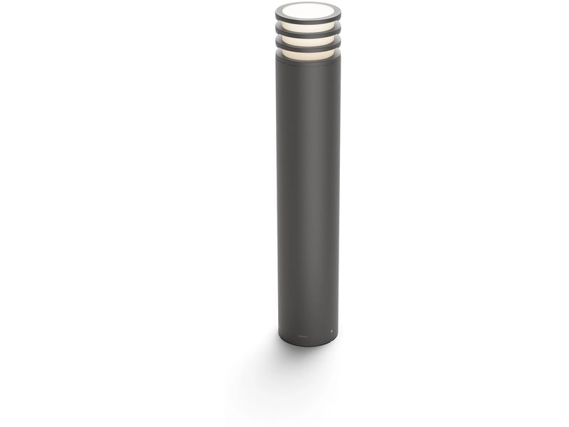 Philips Hue White Outdoor Lucca Wegeleuchte Anthrazit Hue Outdoor Sockelleuchte Impress mit 16 Mio. Farben