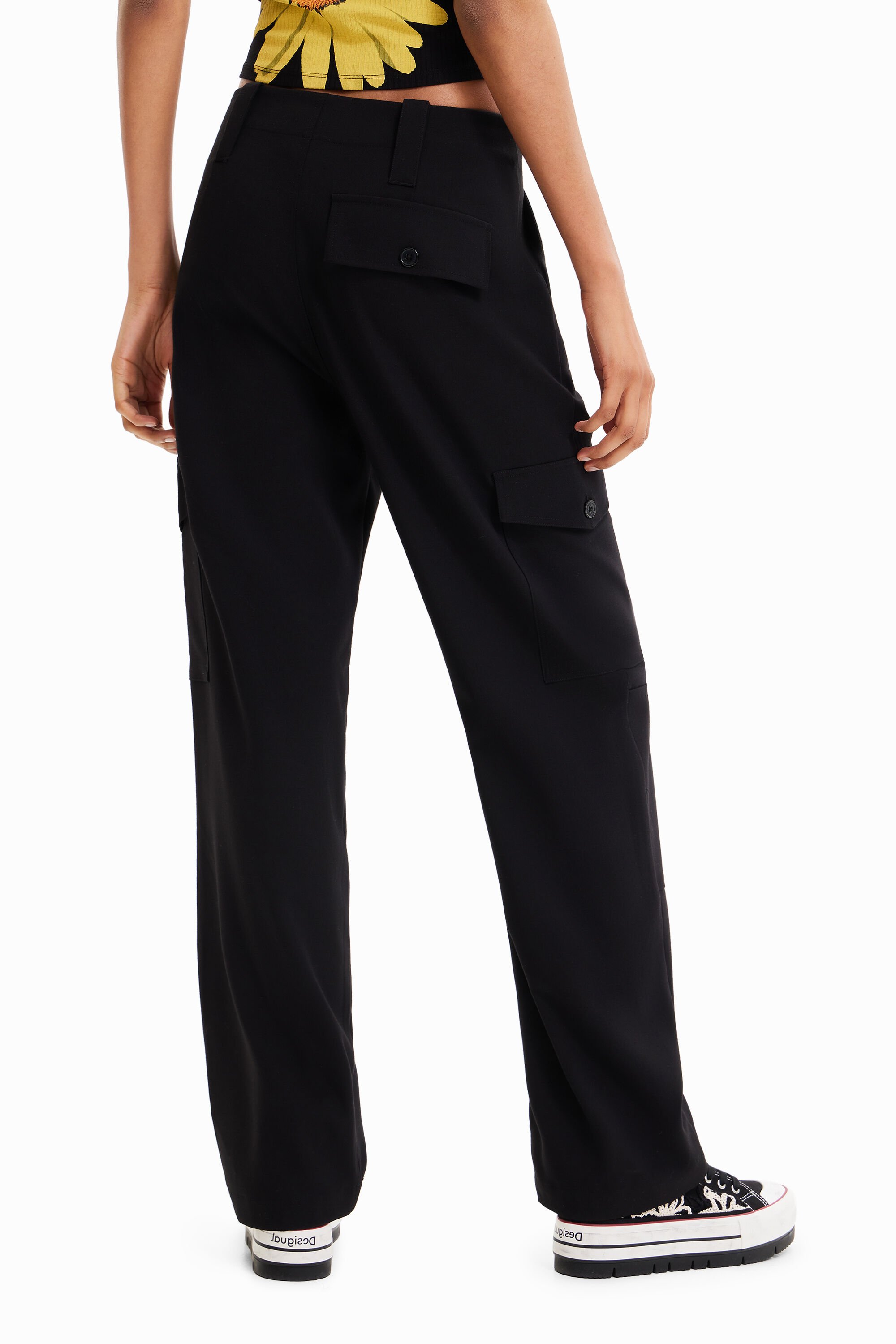 Pantalon cargo fluide