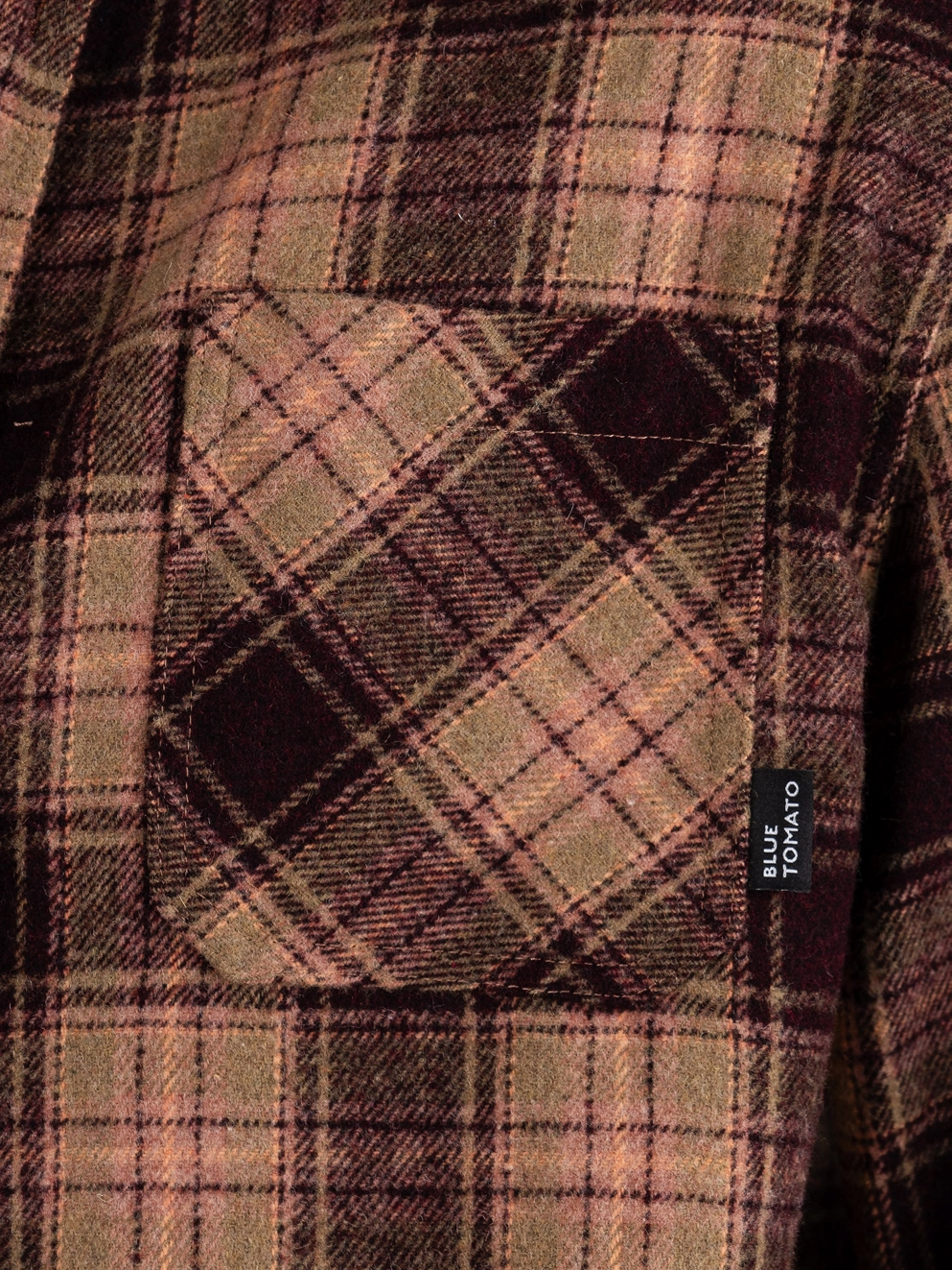 Blue Tomato Flannel Over Shirt brown/chocolate