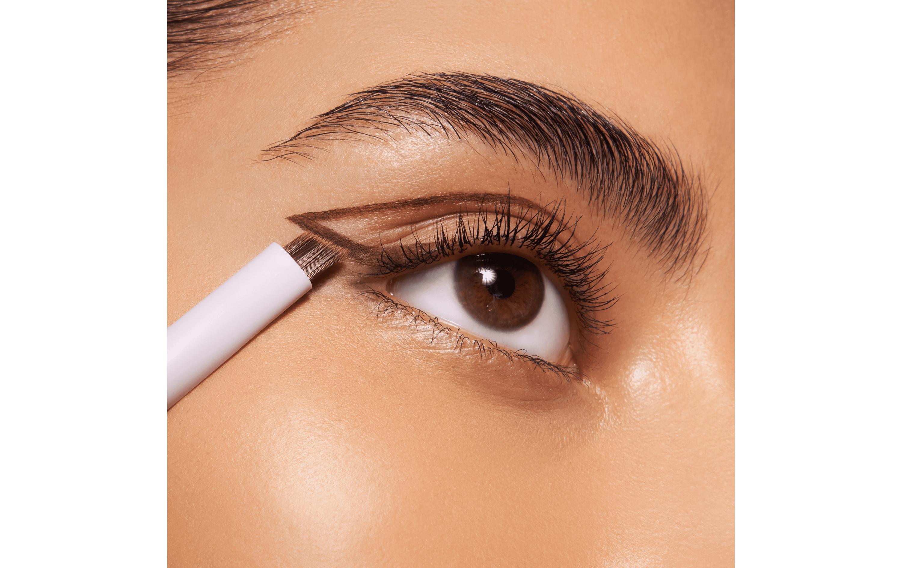 Augenbrauen-/Wimpernbürste Eyeliner brushEyeliner-Pinsel mit Soft-Touch-Griff und weichen, veganen Haaren