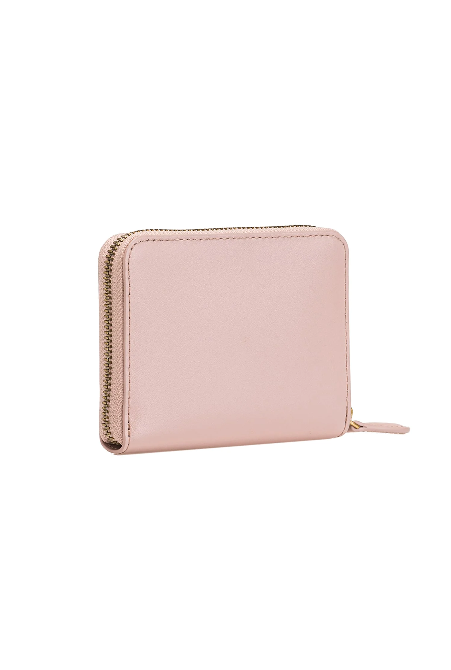CARRÉ - Portefeuille carré à contour zippé | Rose