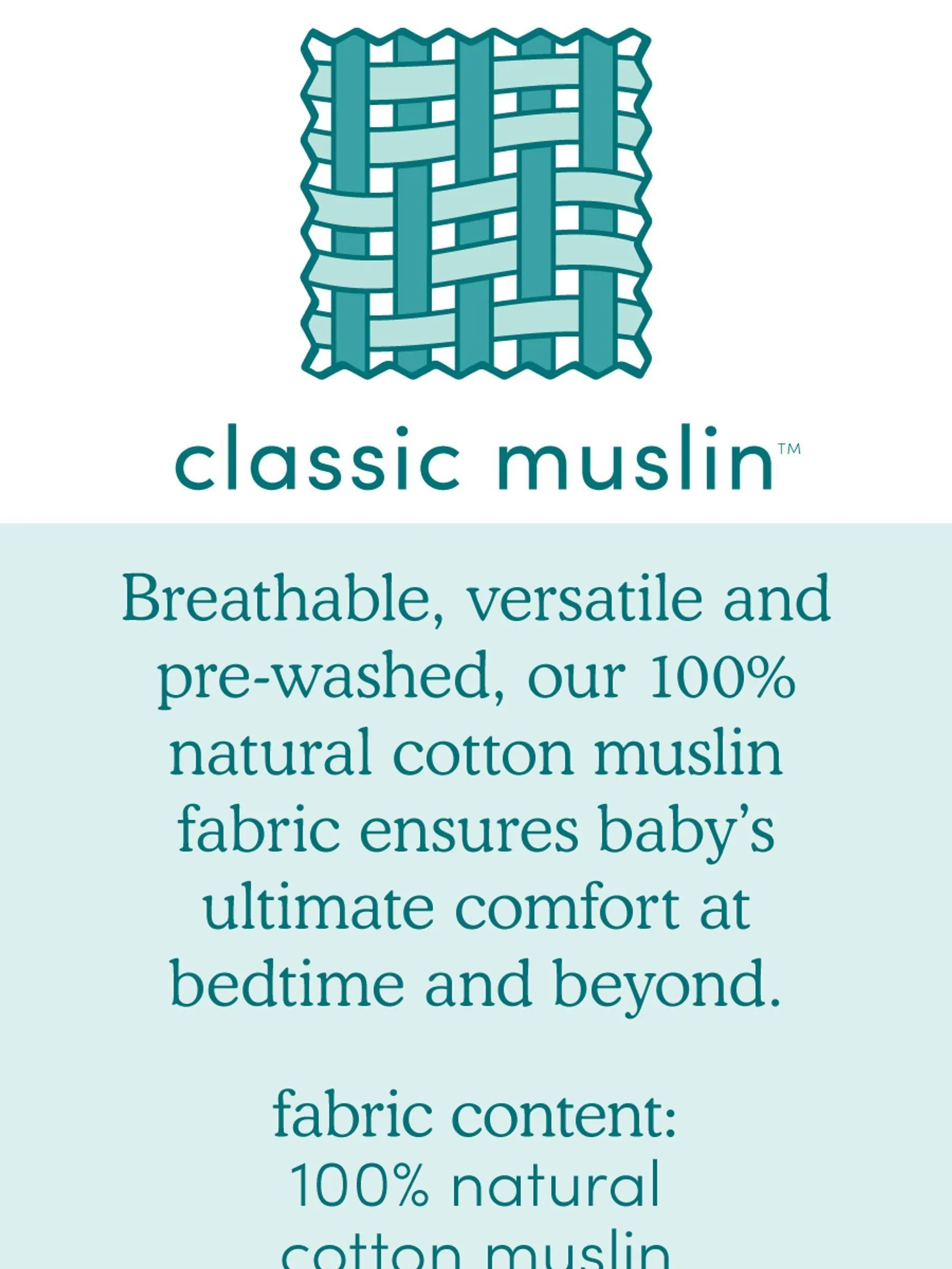 aden + anais Essentials 100% katoenen Muslin History babyslabbetjes