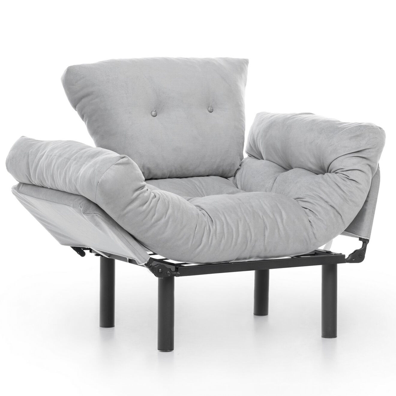 Atelier del Sofa Fauteuil Nitta gris - 60x53x45 cm