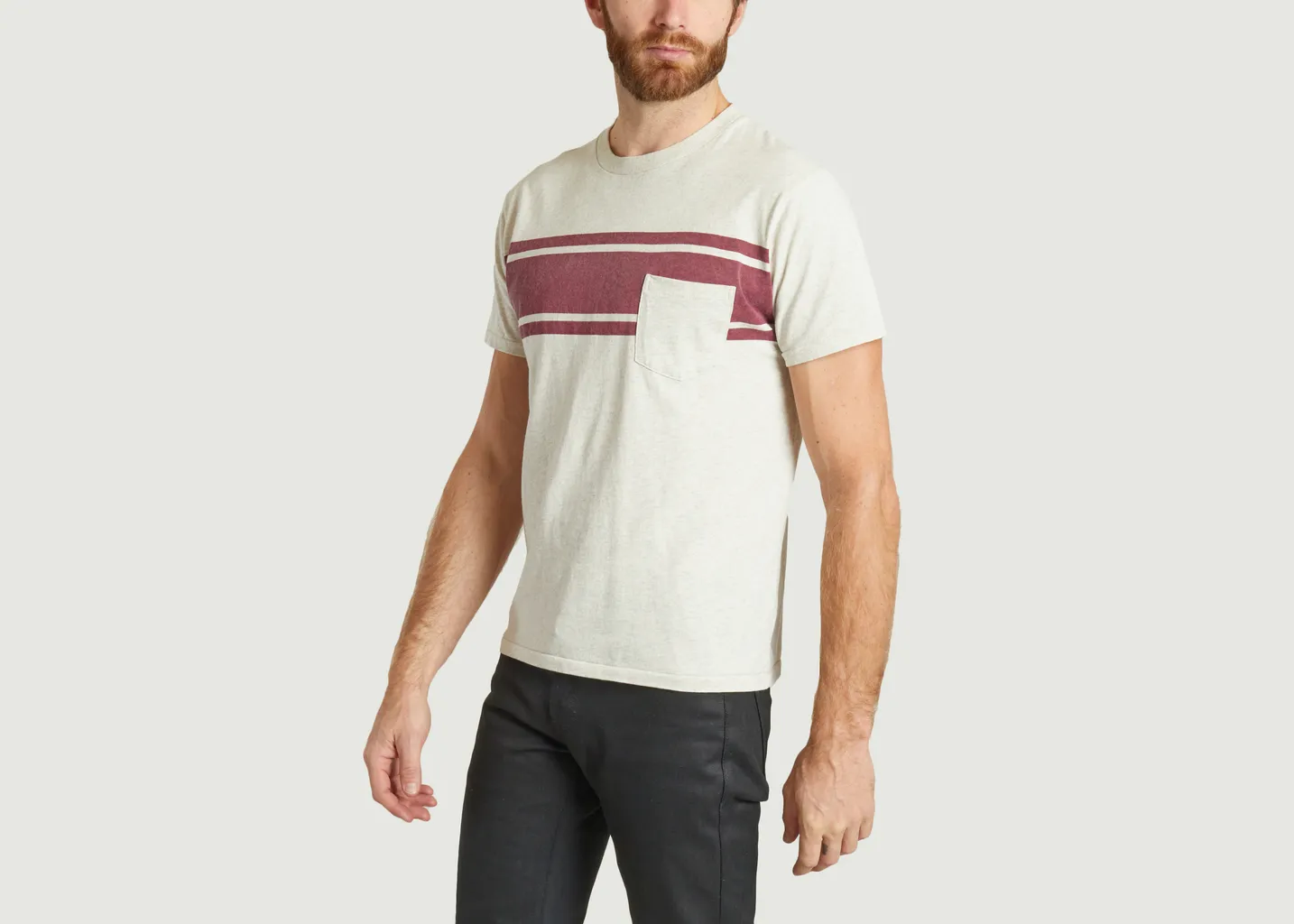 T-shirt College Stripe Velva Sheen
