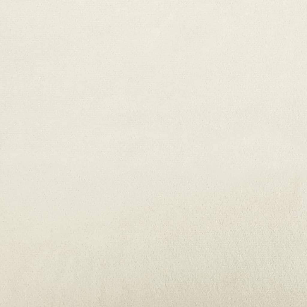3-Sitzer-Sofa Creme 180 cm Samt