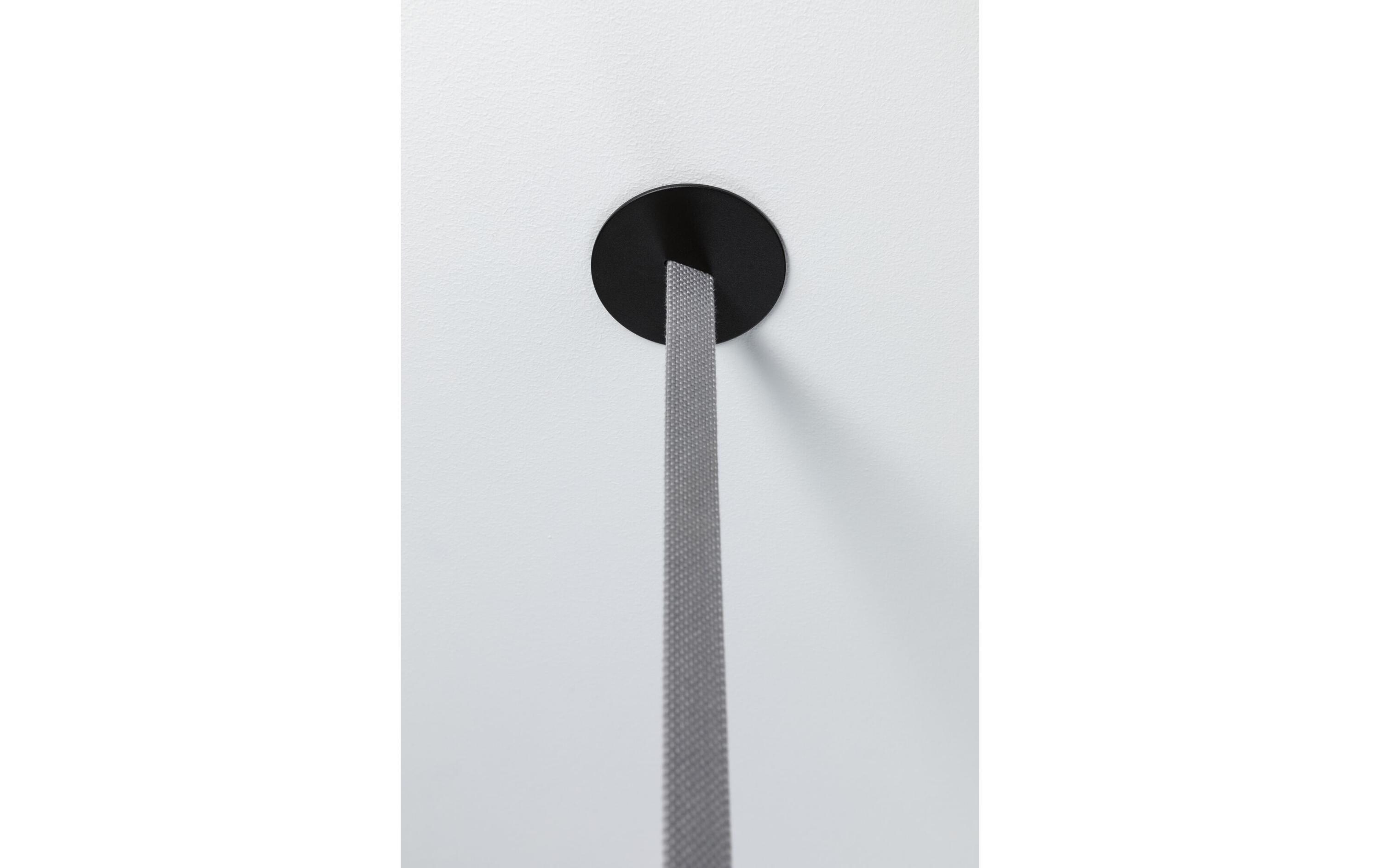Einbau-Abdeckung ULine, Aluminium, SchwarzGurt-System Zubehör inkl. Montageanleitung