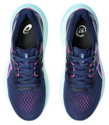 Chaussures Running Asics GT-2000 12 Bleu/Rose Femme