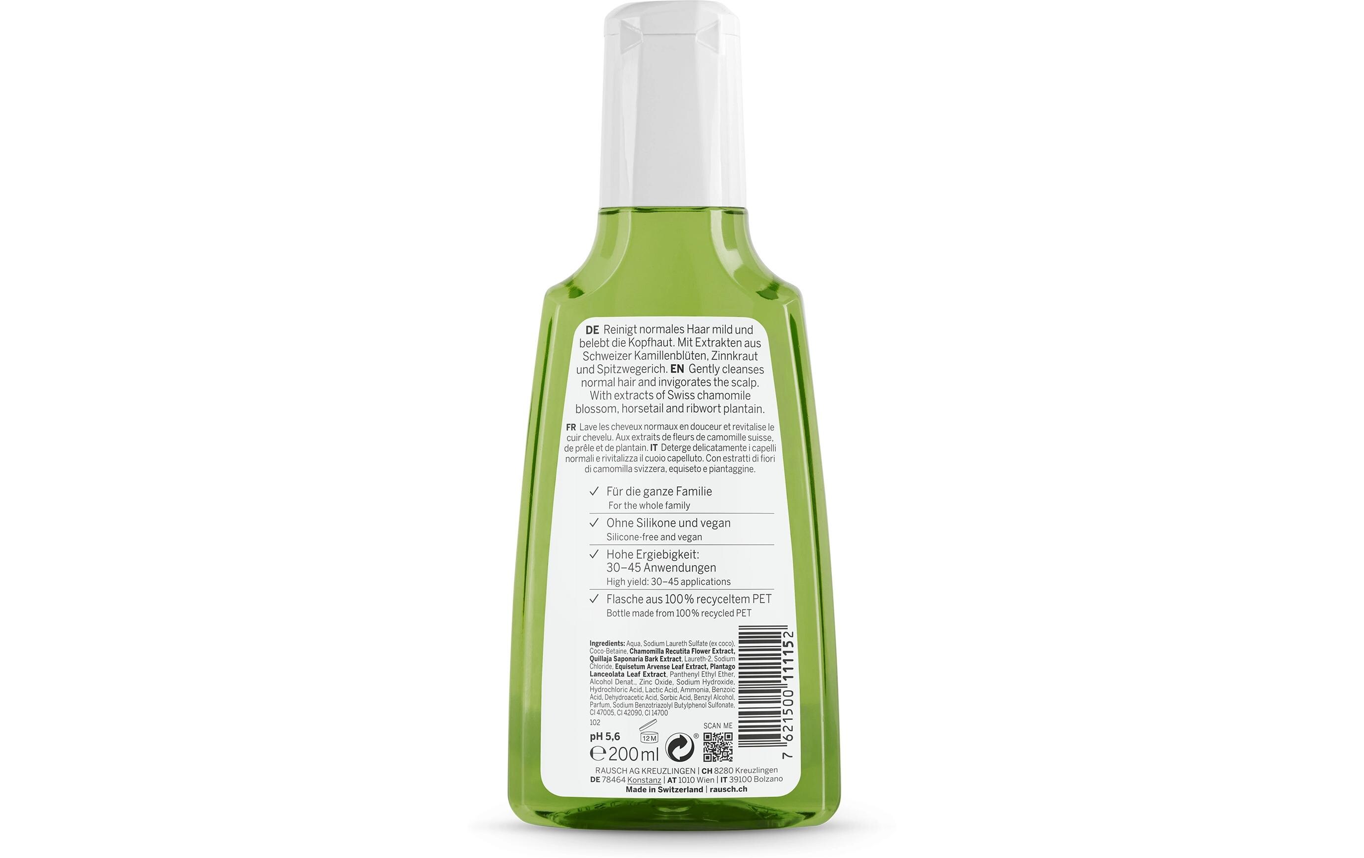 Shampoo Schweizer Kräuter 200 mlPflege-Shampoo für gesunde Kopfhaut und schönes Haar