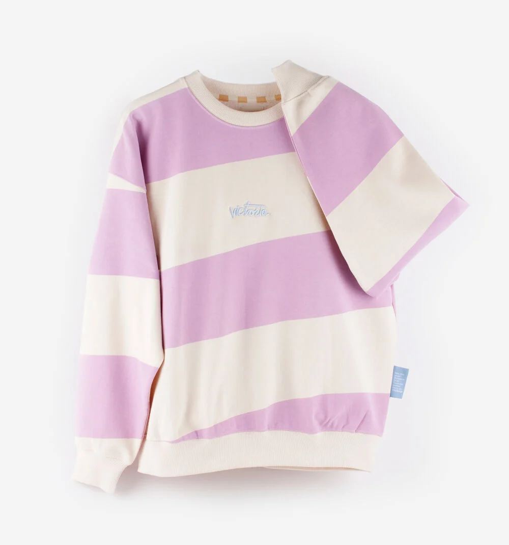 SWEAT-SHIRT À RAYURESROSA