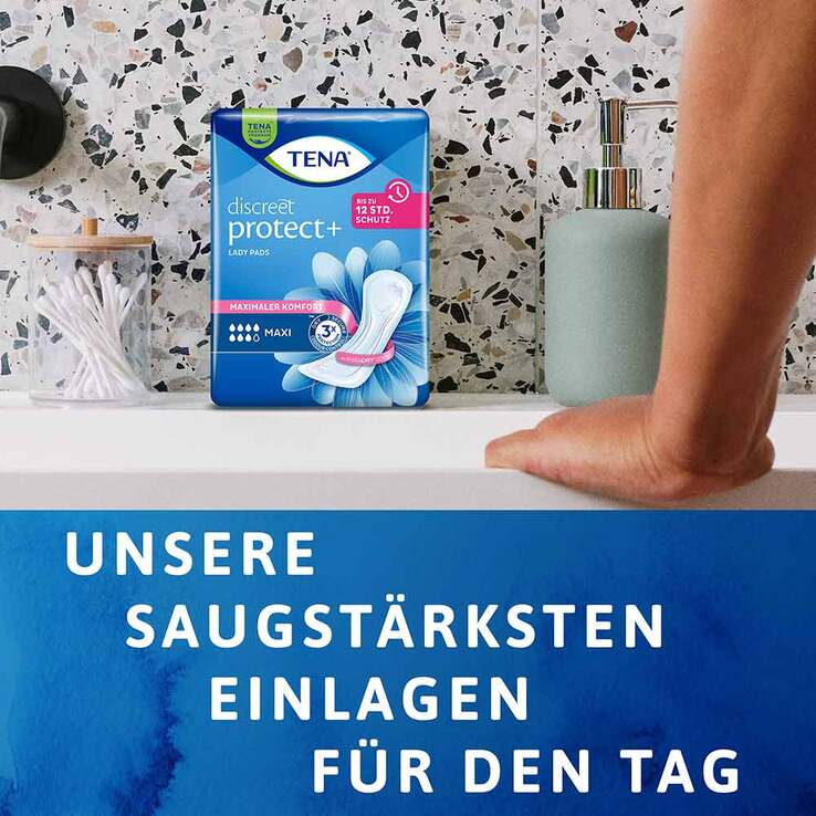 TENA® discreet Maxi Einlagen bei Inkontinenz, 12 St