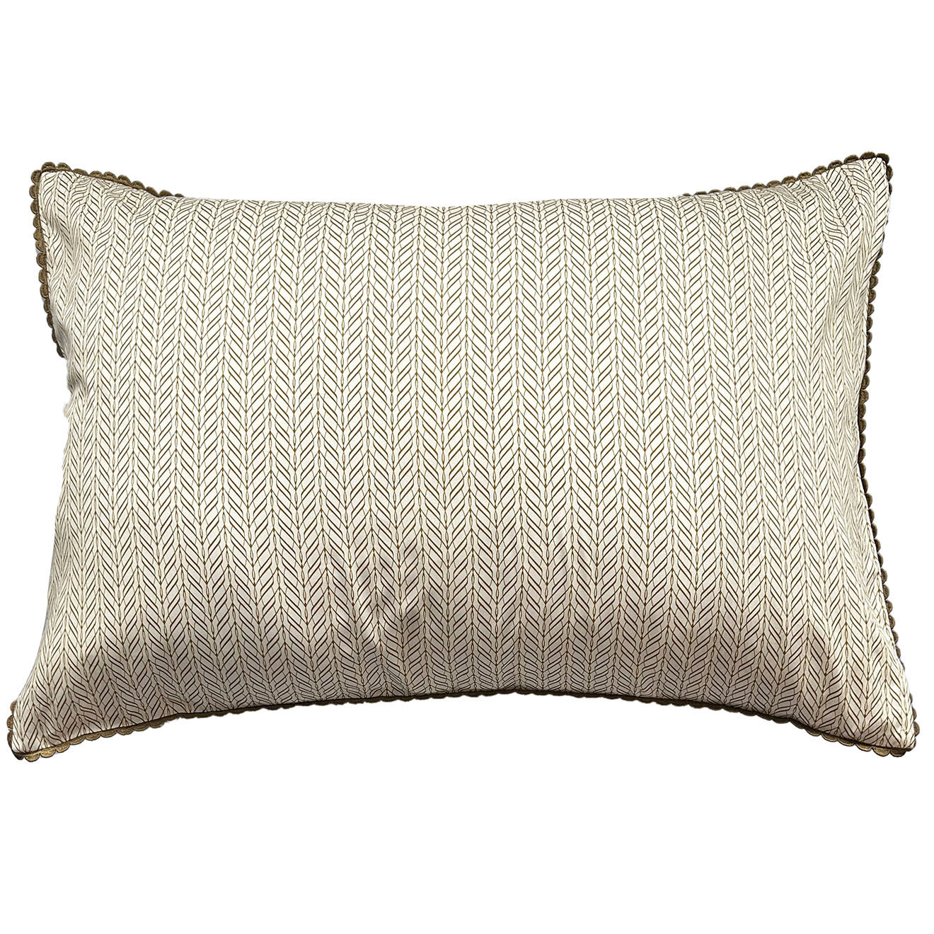 Perle de Coton Taie d'oreiller en Satin de Coton Harriet crème/rose