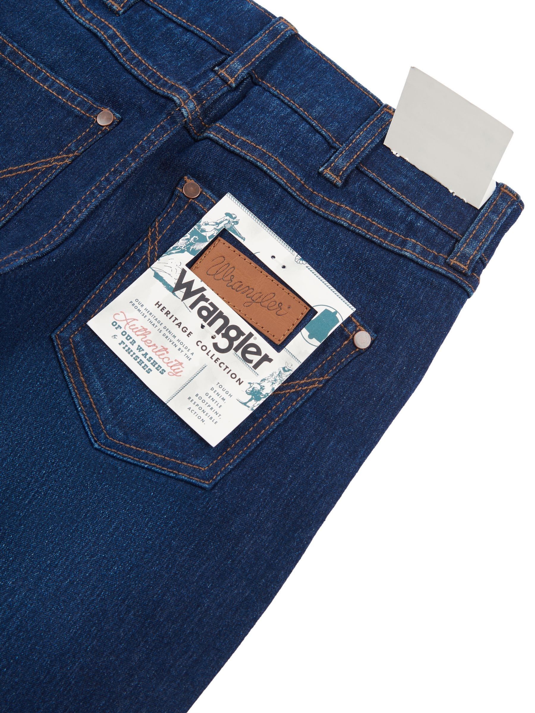 Blauw - Wrangler Boys Greensboro Regular Jeans met rechte pasvorm