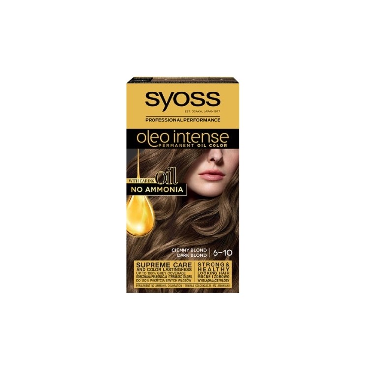 Syoss Oleo Intense Farba do włosów bez amoniaku /6-10/ Dark Blonde 115 ml