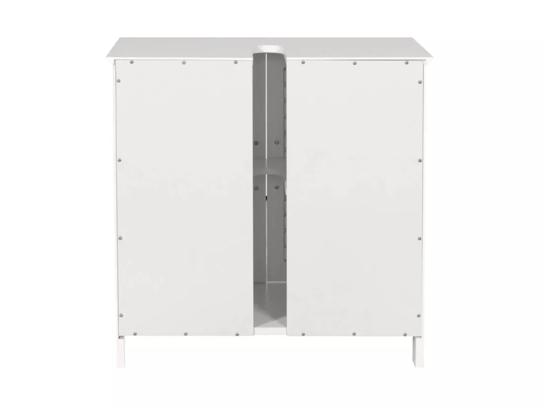 Meuble sous-lavabo MCW-B41, blanc