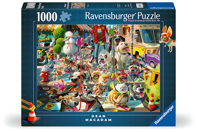 Puslespill The Dog Walker 1000 brikker, Ravensburger