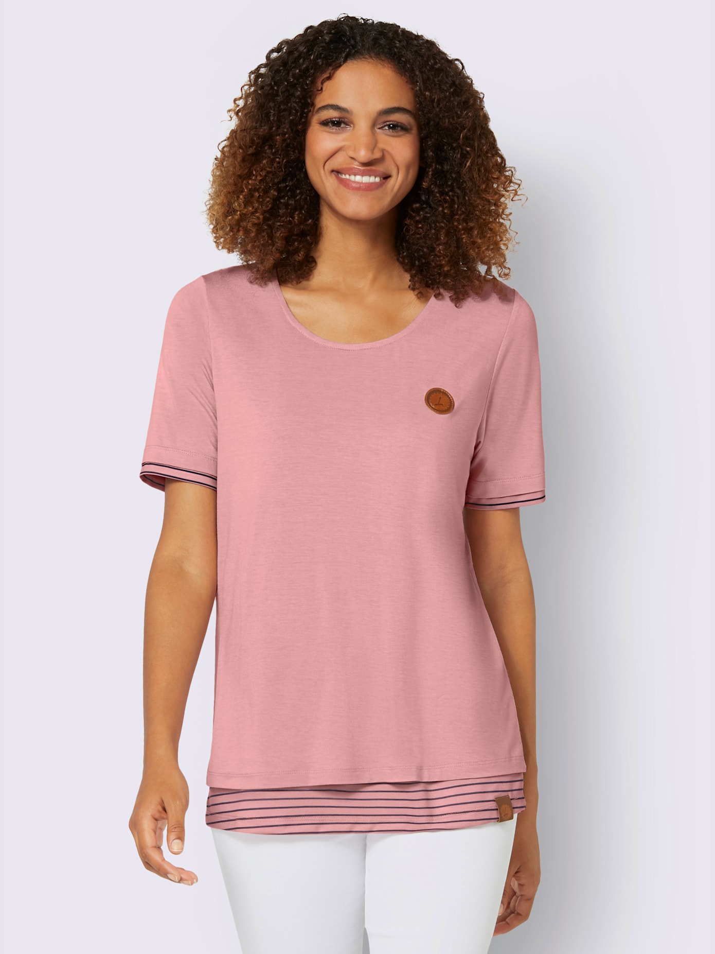 T-shirt 2 en 1 viscose