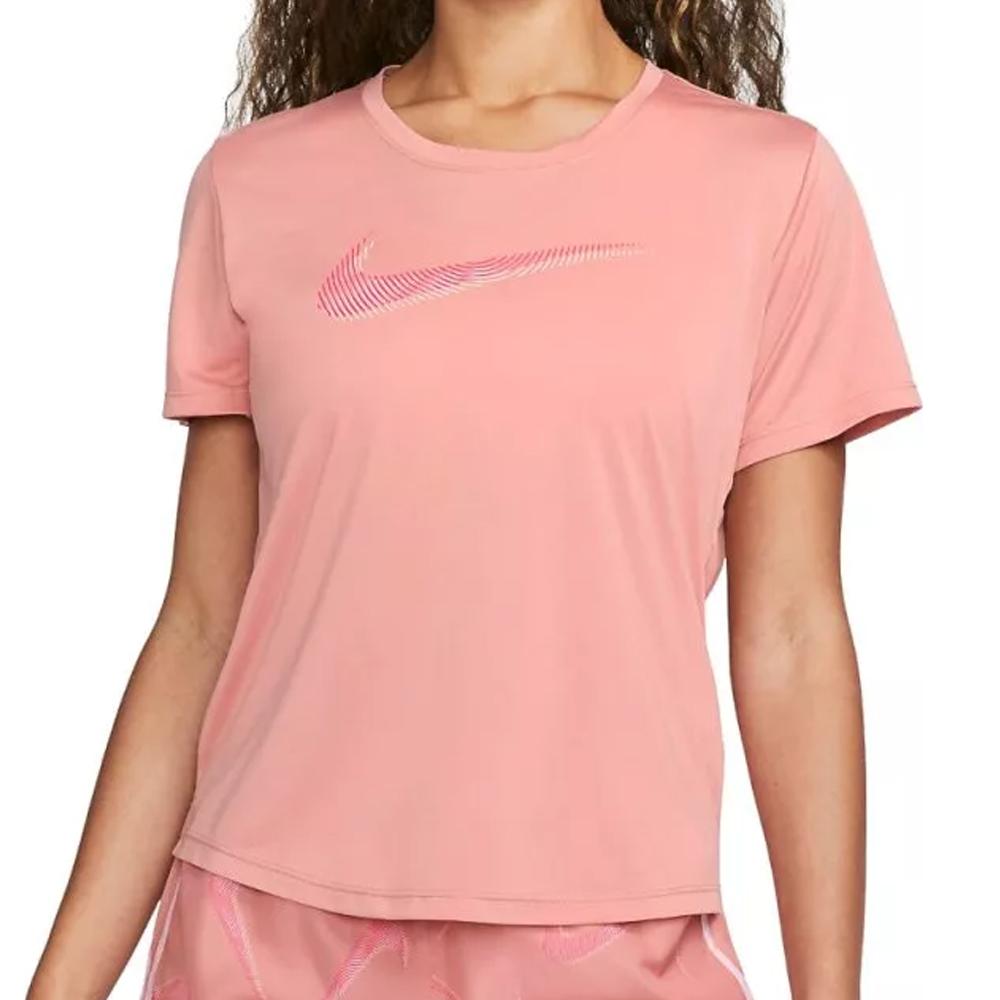 Nike T-shirt de Sport Rose Femme Nike Swoosh