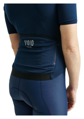 Maillot Manches Courtes Void Merinos Femme Bleu marine