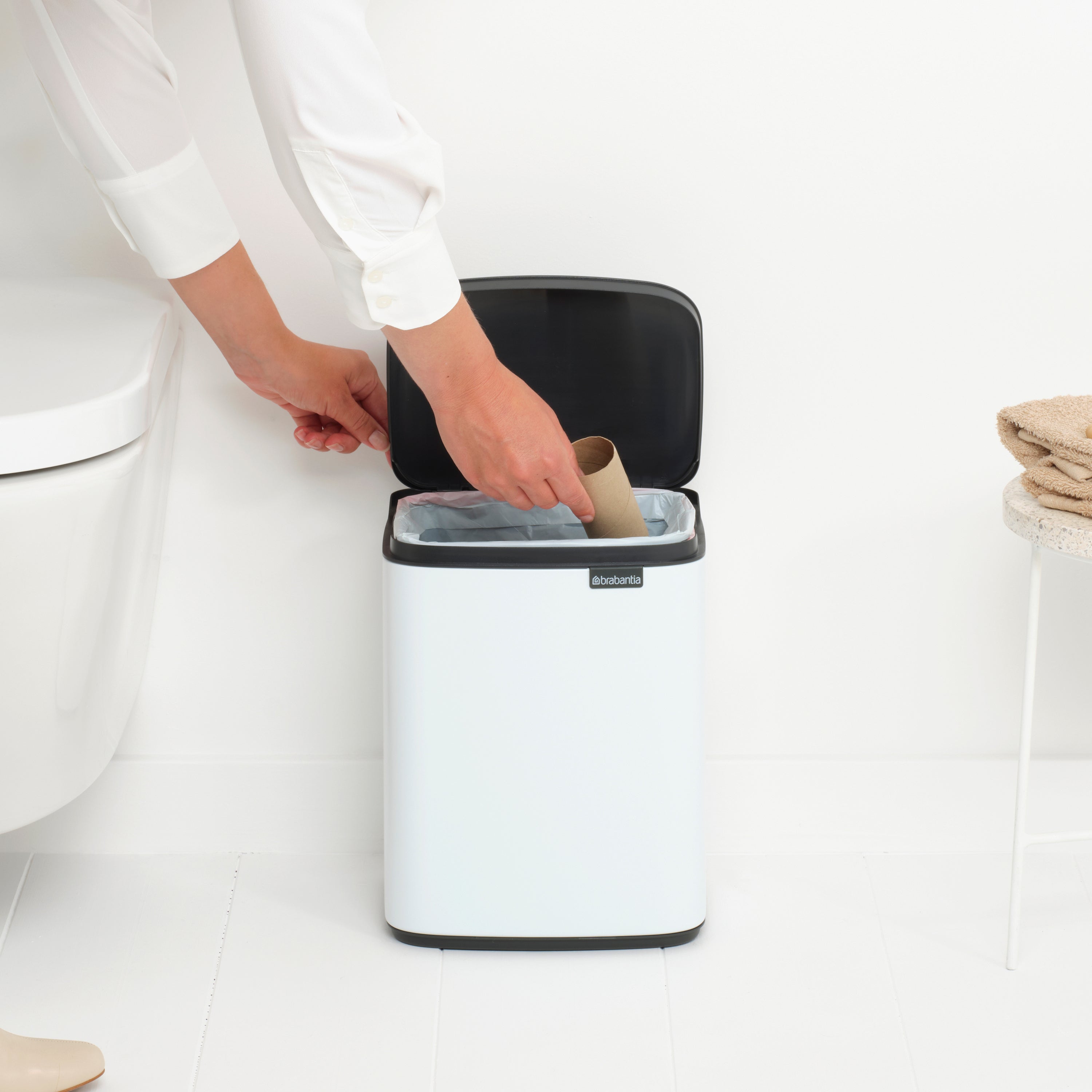 Brabantia Bo Afvalemmer 7 L - White