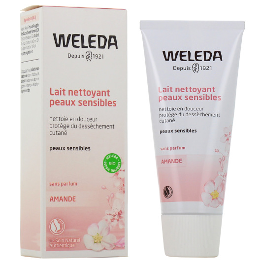 Lait Nettoyant Confort Peaux sensibles Amande Weleda