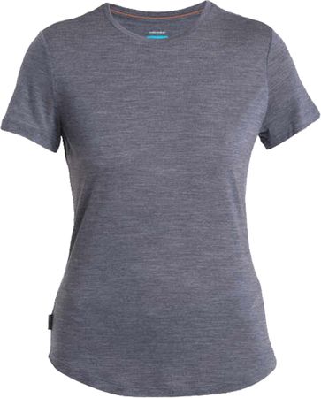 SPHERE III Damen-Merino-Kurzarmshirt  midnight navy hthr  S