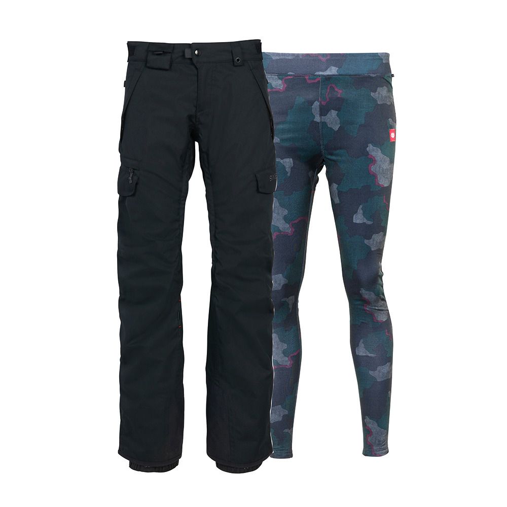686 SMARTY 3-IN-1 - Pantalon Femme black