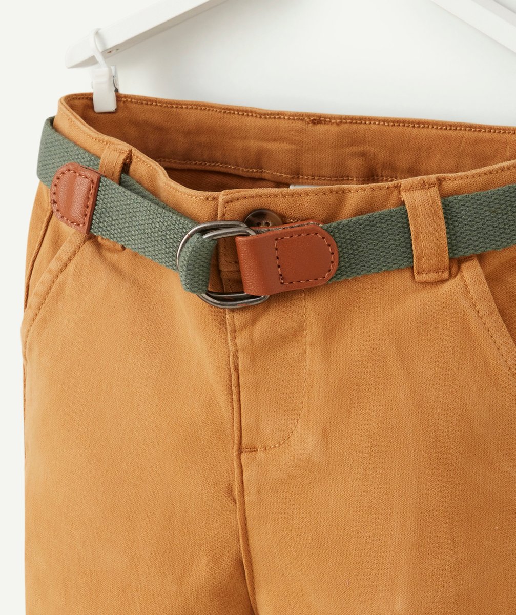 PANTALON CHINO BÉBÉ GARÇON EN VISCOSE RESPONSABLE MARRON