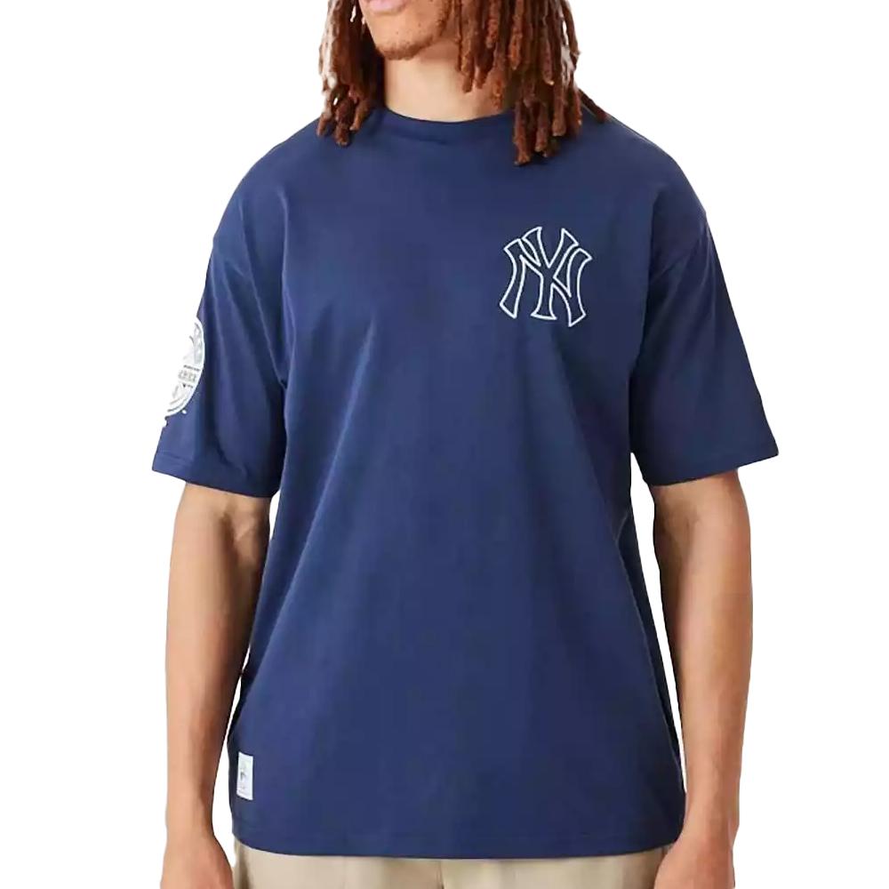 New Era T-shirt Bleu Homme New Era Heritage Neyyan