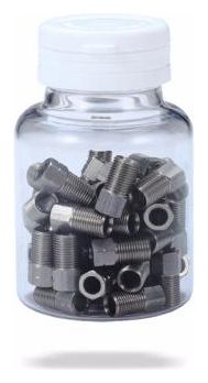 Flacon de 25 Écrous de Compression BBB pour Shimano