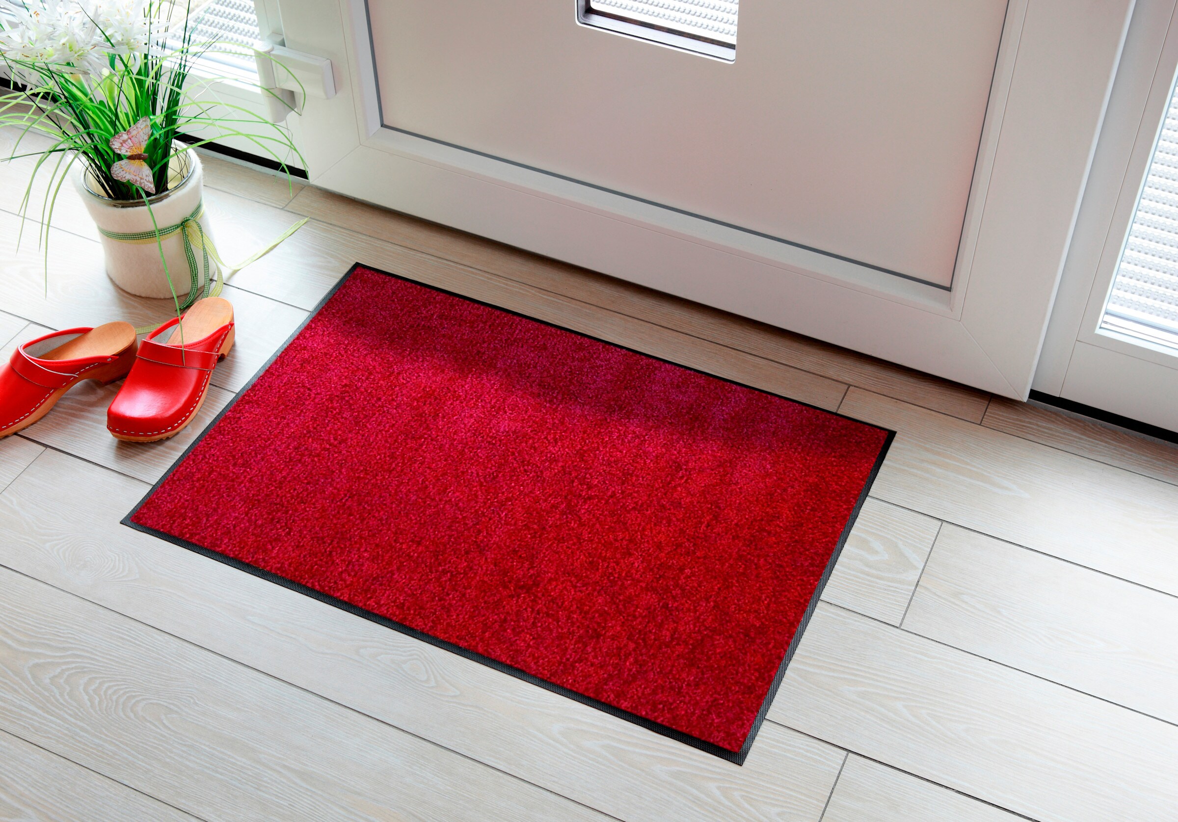 Salonloewe Fußmatte in kirschrot
