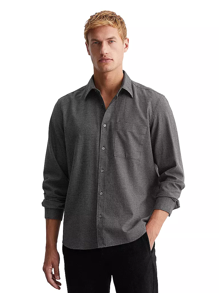 MARC O'POLO Hemd Regular Fit  grau