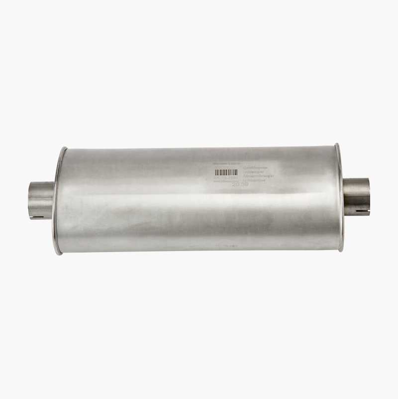Lyddemper, aluminisert stål, 64 mm