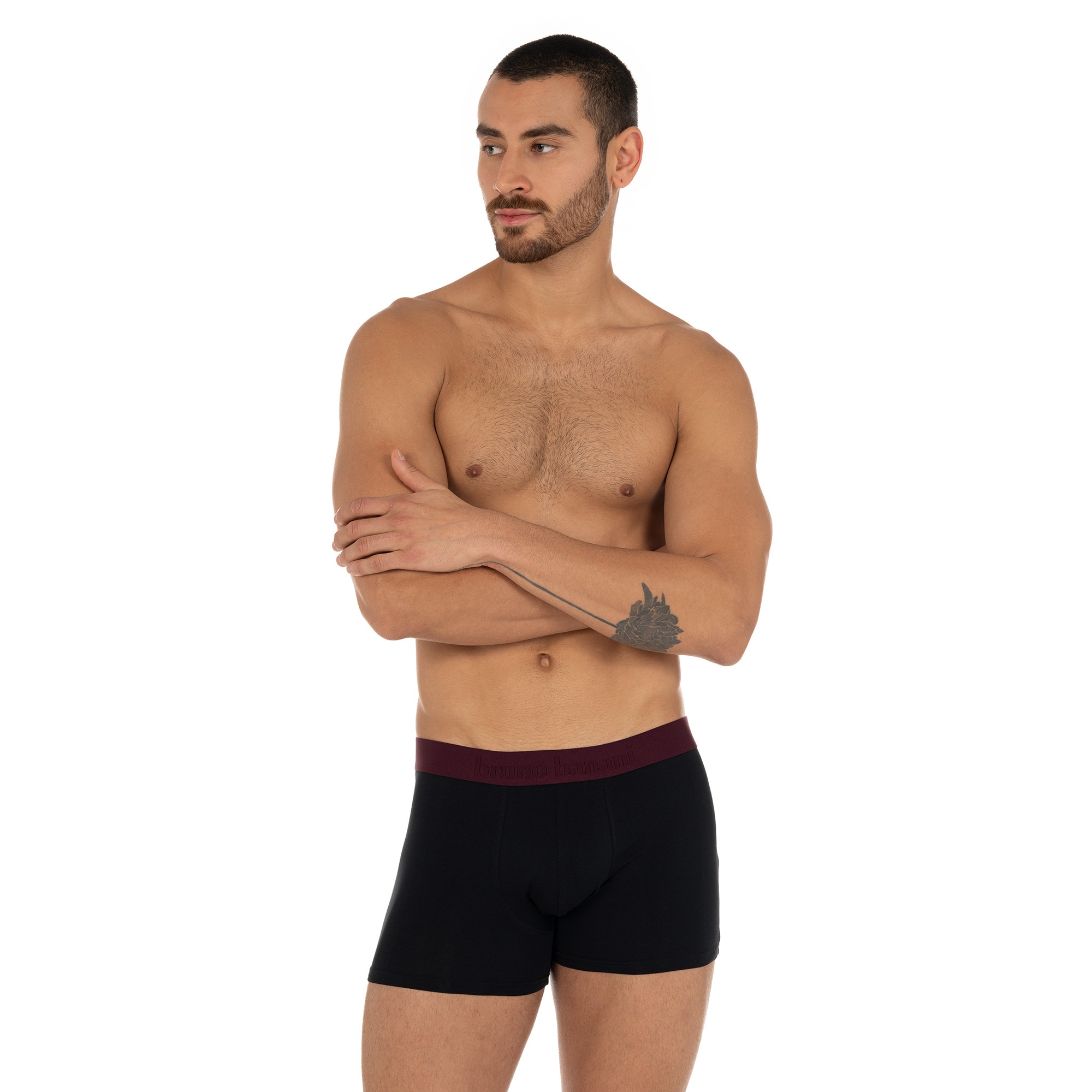 Bruno Banani Boxershorts »FLOWING«, mit kontrastfarbenem Bündchen