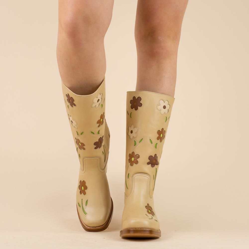Sendra retro boots 4755 crema
