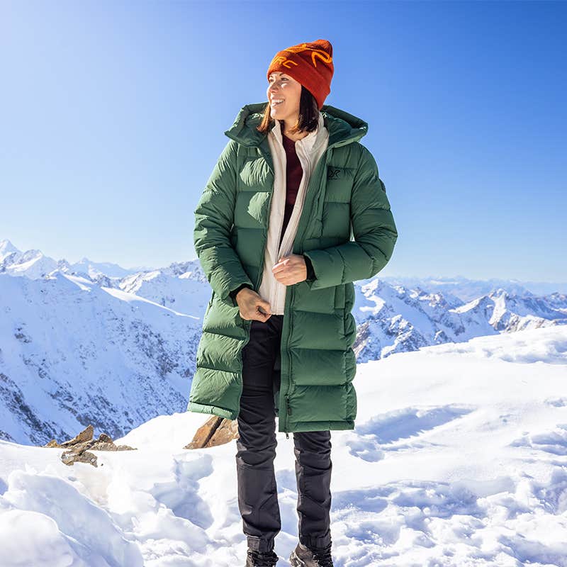 Flexpedition Down Parka Dame Garden Topiary