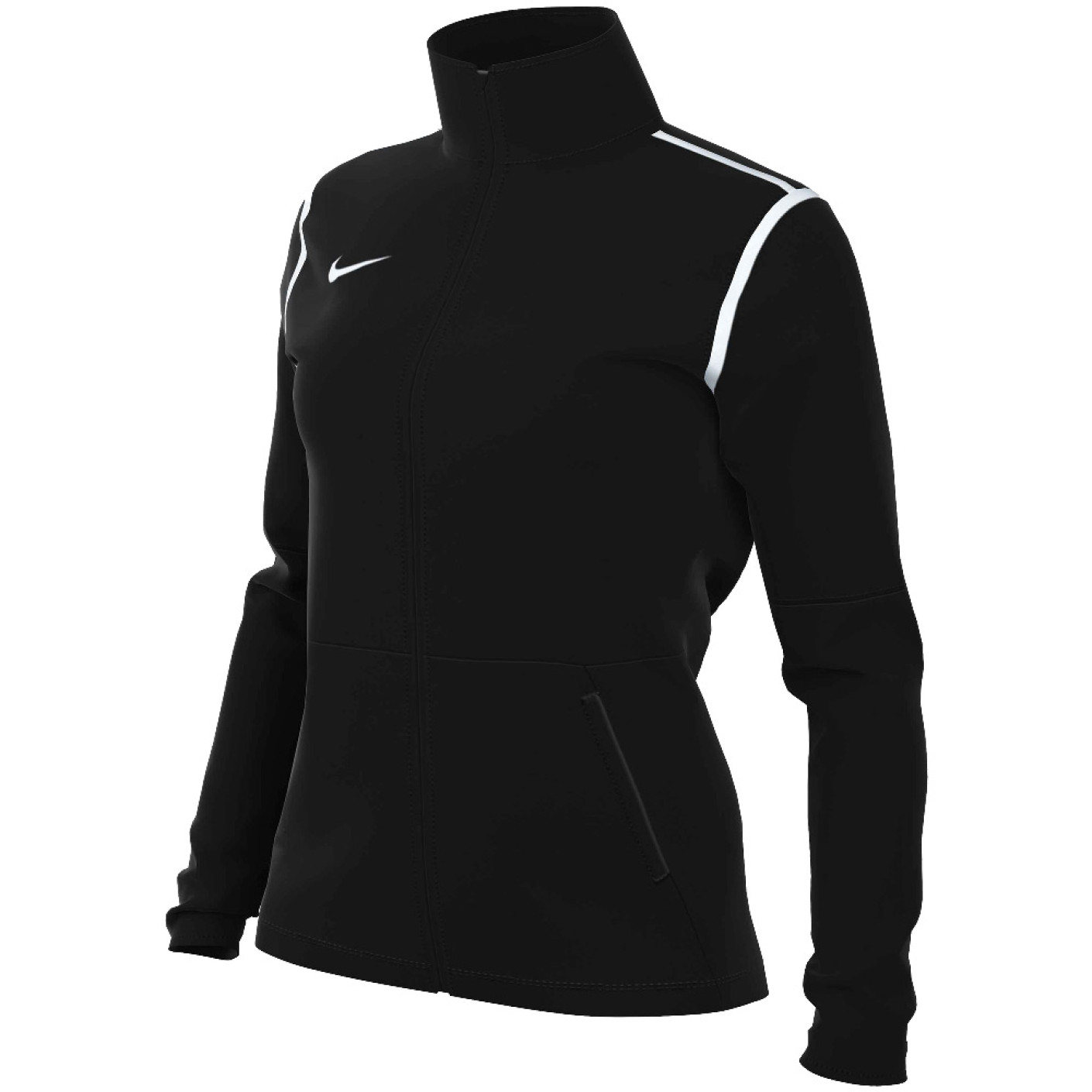 Nike Dri-FIT Park 20 Trainingsjack Full-Zip Dames Zwart Wit
