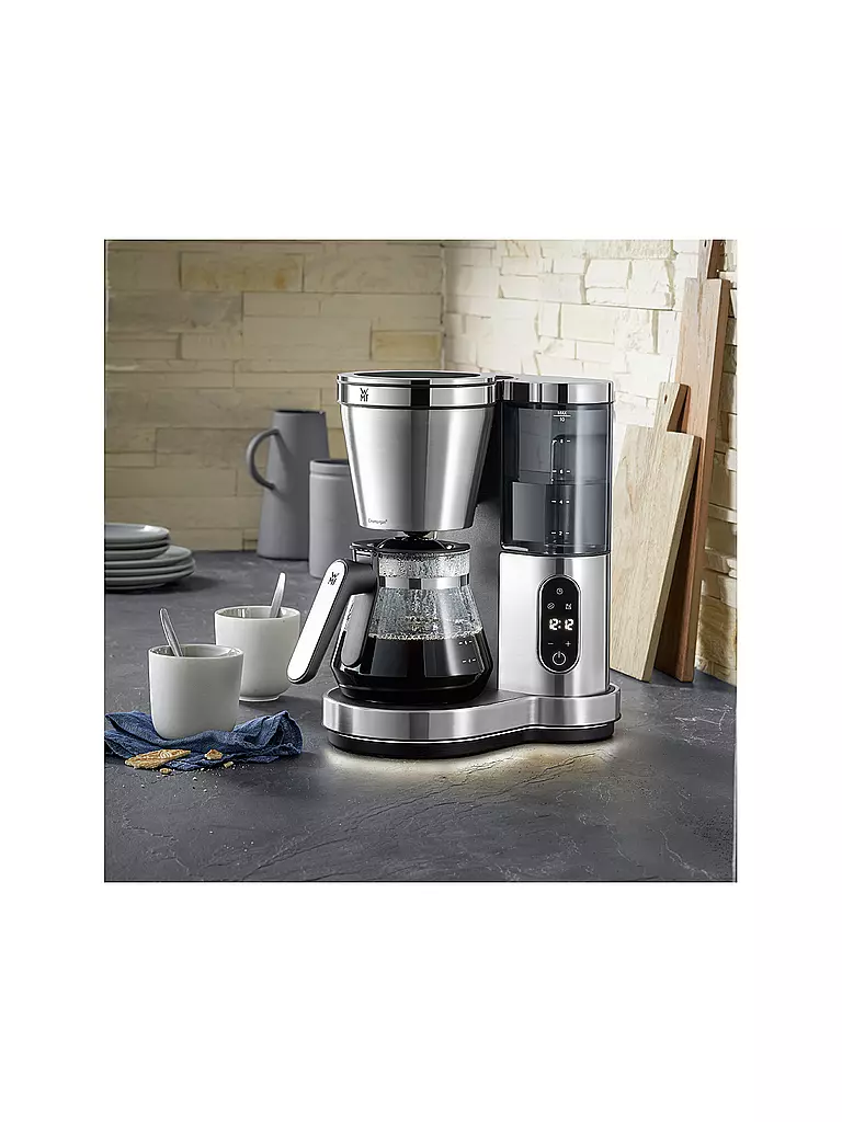WMF Lumero Kaffeemaschine mit Glaskanne silber