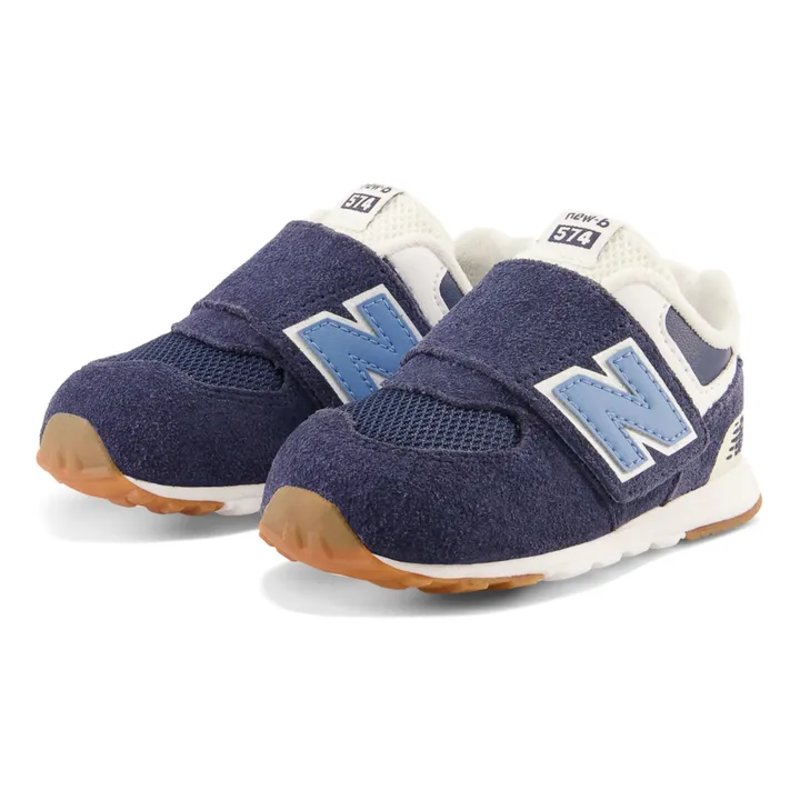 New Balance Baskets Scratchs 574 Baby Suede | Bleu