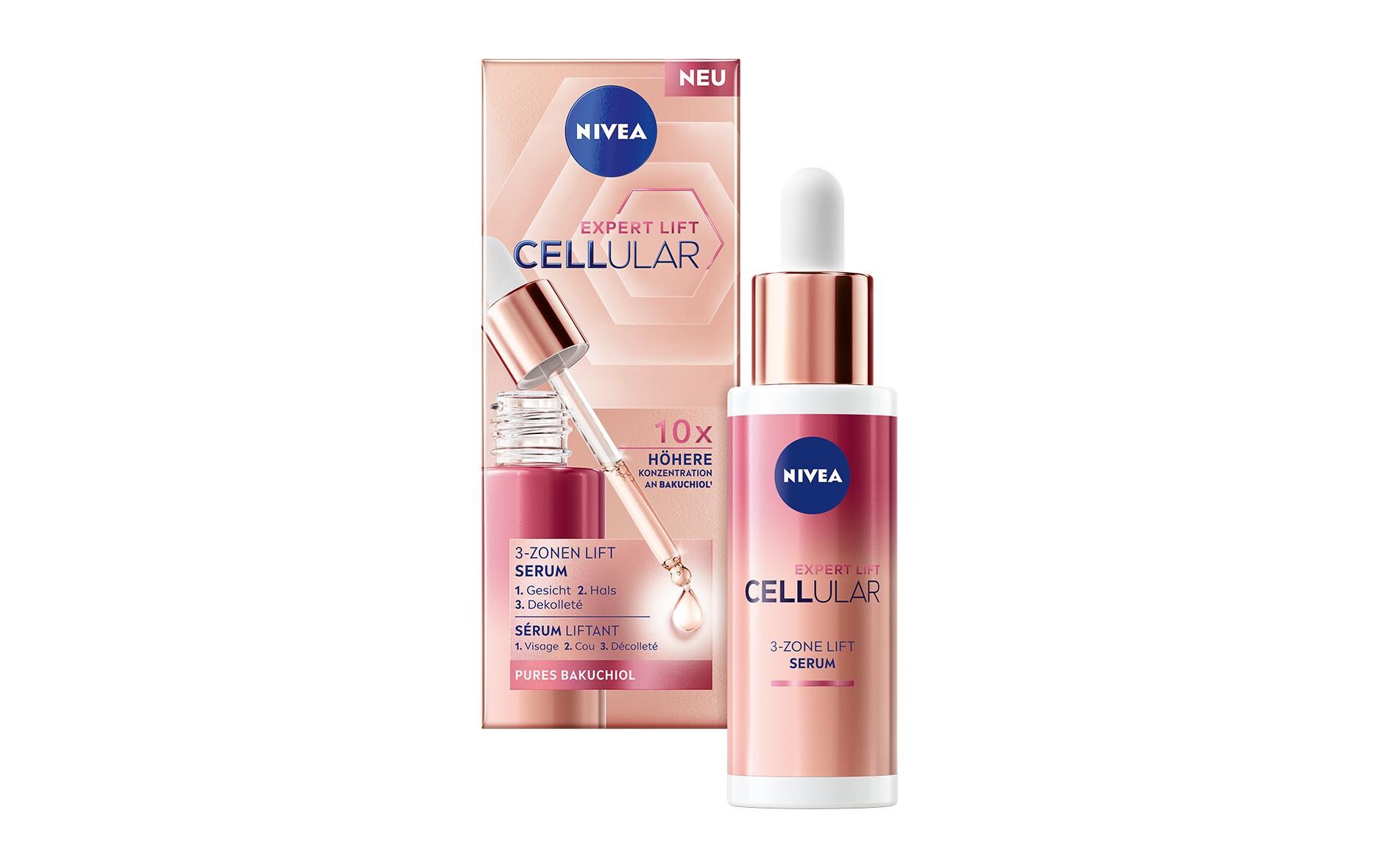 Gesichtsserum Cellular Expert Lift 3-Zonen Lift 30 mlSerum für einen 3-Zonen-Lifting-Effekt auf Gesicht, Hals und Dekolleté