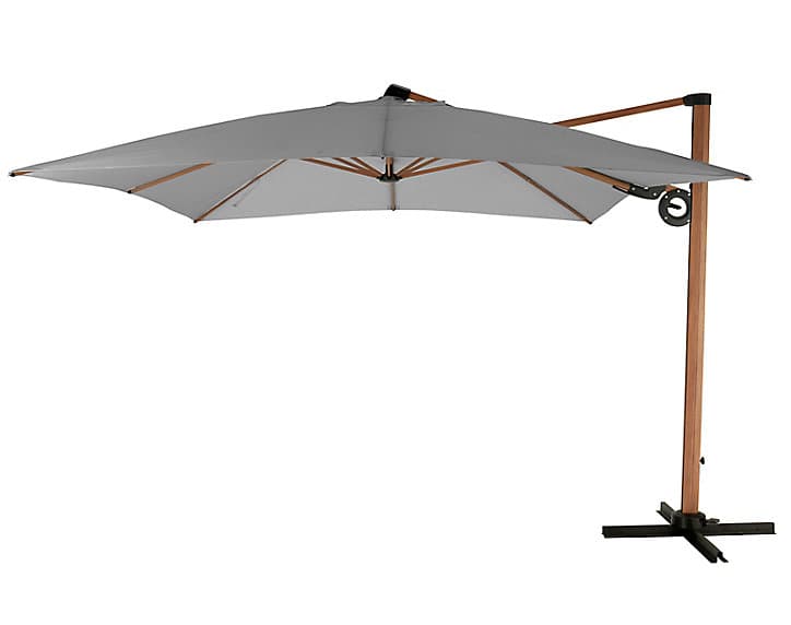Parasol déporté GoodHome Naya 300 x 300 cm